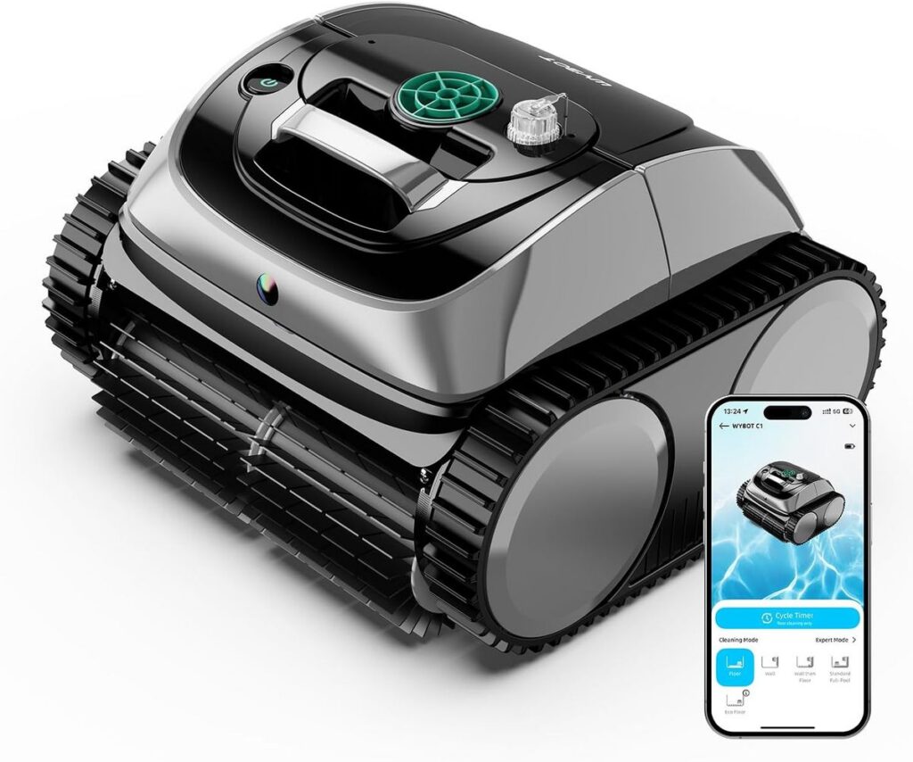 WYBOT C1 Cordless Robotic Pool Vacuum: Clean Pools, Zero Hassle