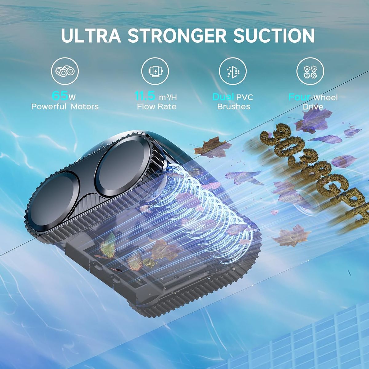 WYBOT C1 Cordless Robotic Pool Vacuum: Clean Pools, Zero Hassle
