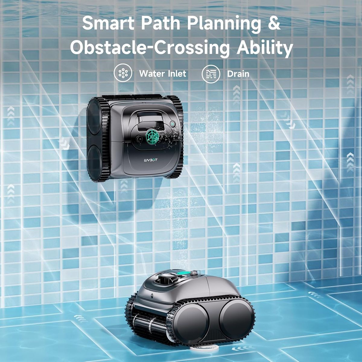 WYBOT C1 Cordless Robotic Pool Vacuum: Clean Pools, Zero Hassle