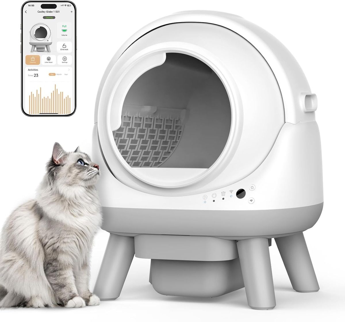 Coziley G1 Self Cleaning Litter Box: A Multi-Cat Upgrade