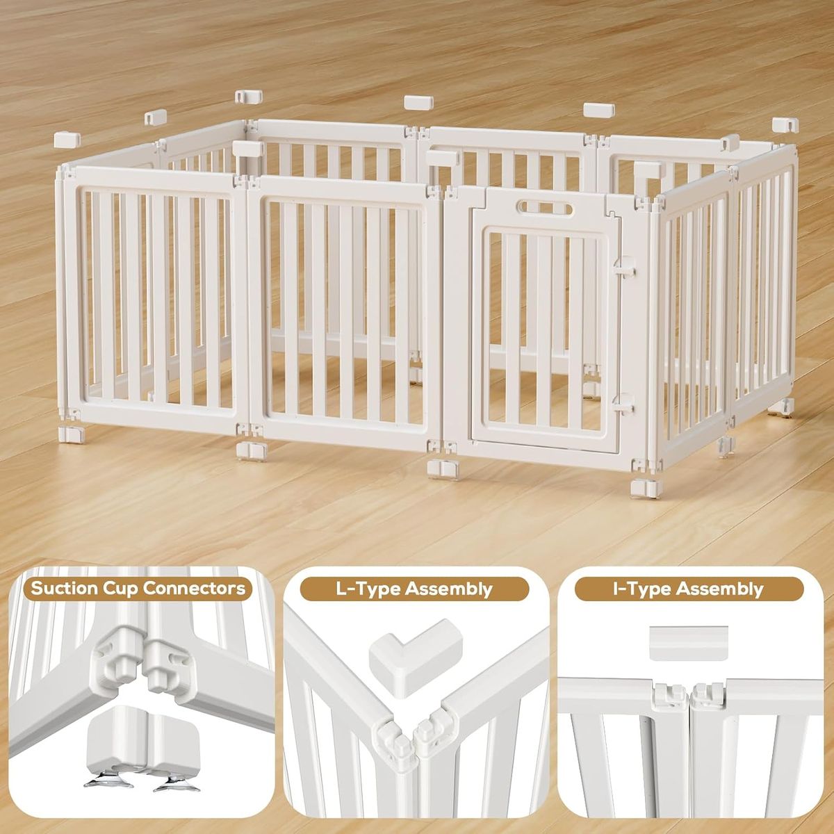 LoveTail Dog Playpen Indoor: The Ultimate 10-Panel Puppy Playpen